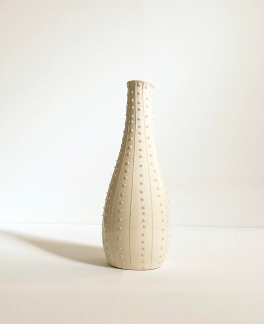 Serenity Dotted Ceramic Vase - Modern Minimalist Home Décor