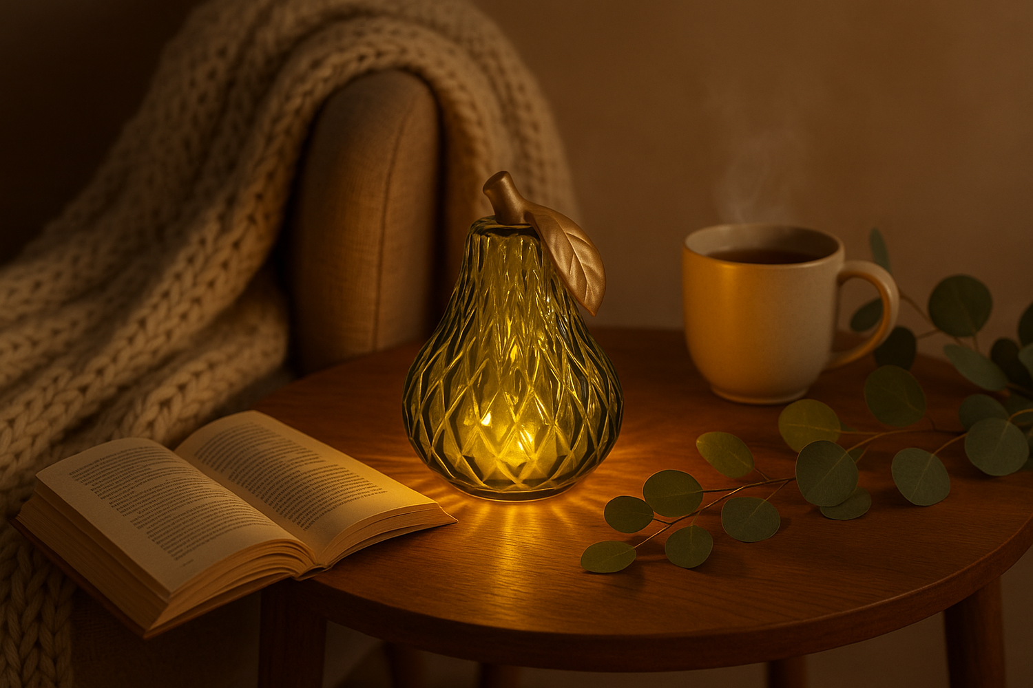 Cozy lifestyle styling